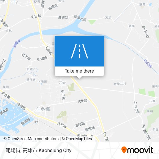 靶場街 map
