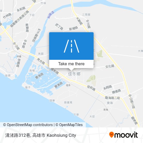 溝渚路312巷地圖
