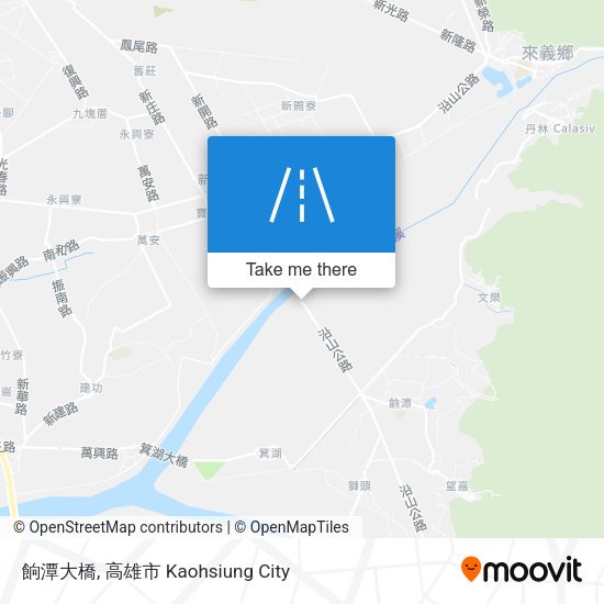 餉潭大橋 map