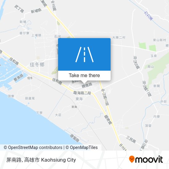 屏南路地圖