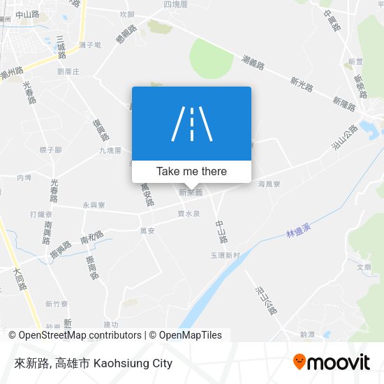 來新路地圖