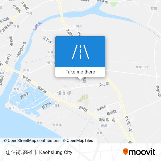 忠信街地圖
