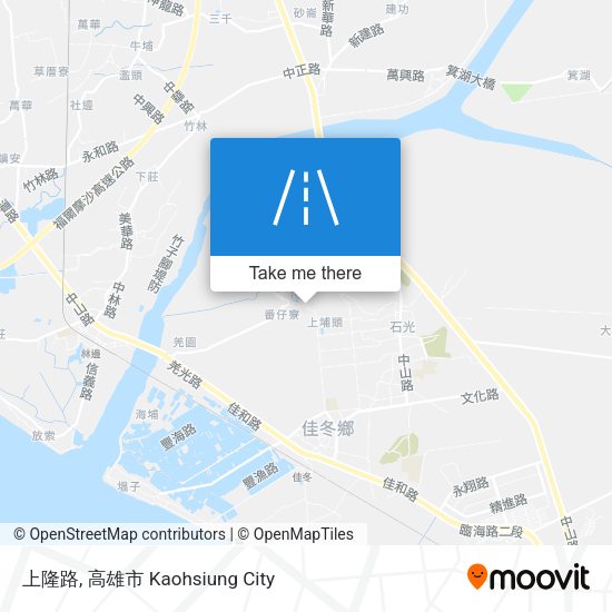 上隆路 map