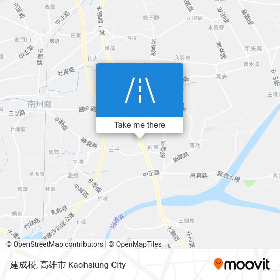 建成橋地圖