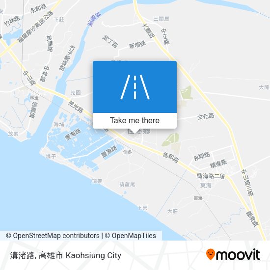 溝渚路 map