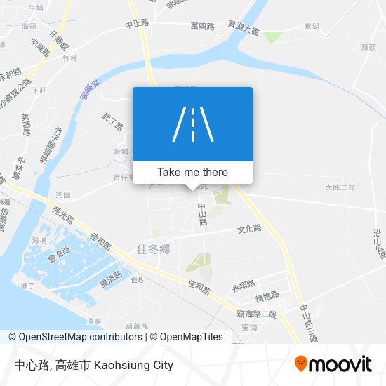 中心路地圖