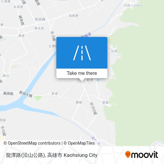 龍潭路(沿山公路)地圖