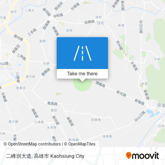 二峰圳大道地圖
