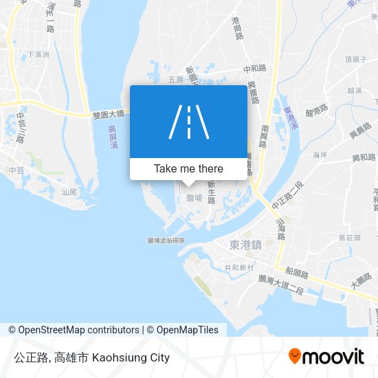 公正路地圖