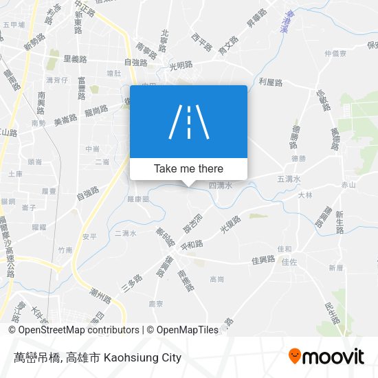 萬巒吊橋地圖