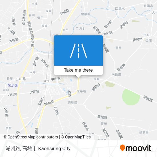 潮州路地圖