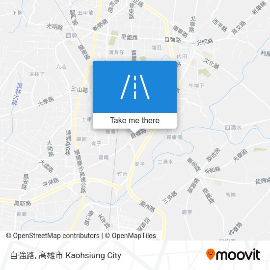 自強路地圖