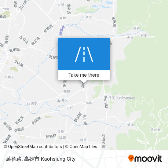 萬德路地圖