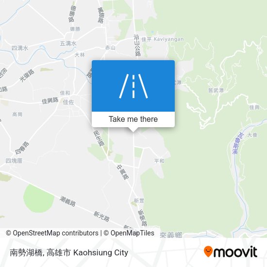 南勢湖橋地圖