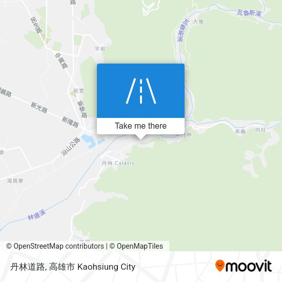 丹林道路 map