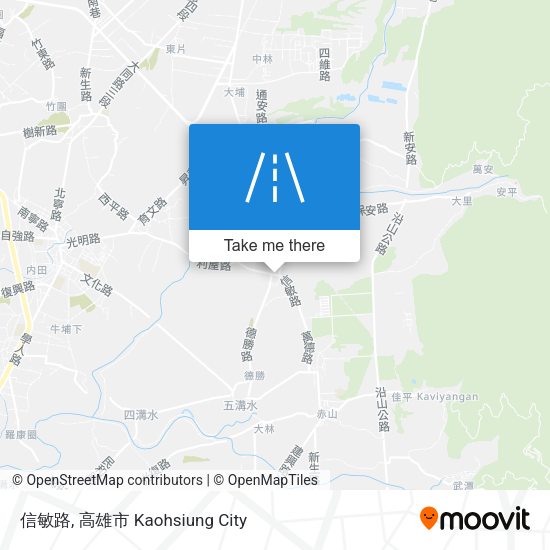 信敏路 map