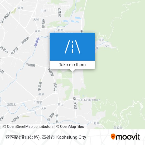 營區路(沿山公路)地圖