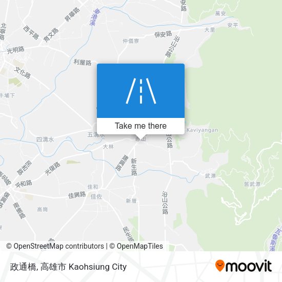 政通橋地圖