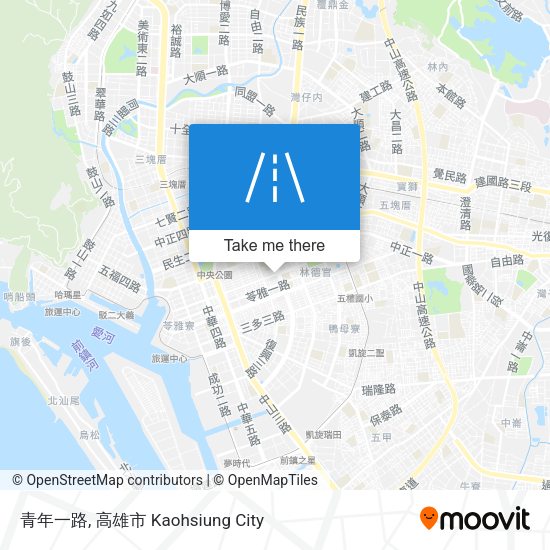 青年一路 map