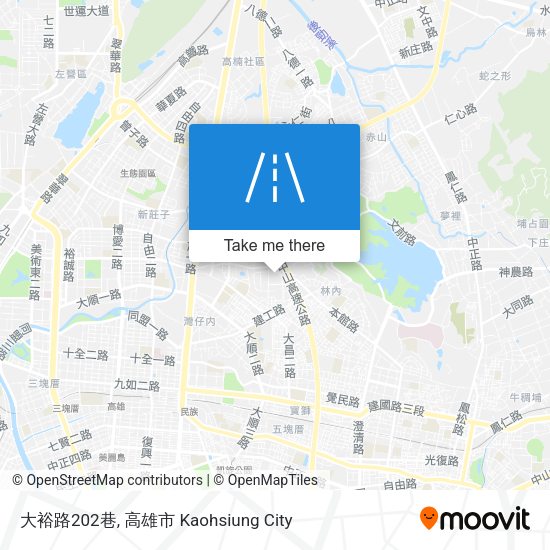 大裕路202巷地圖