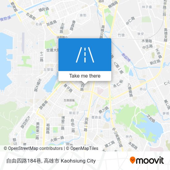自由四路184巷 map
