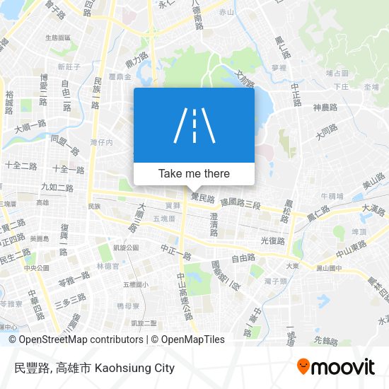 民豐路 map