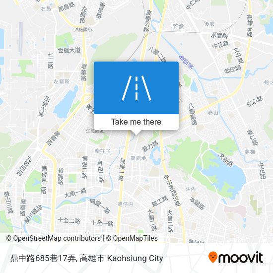 鼎中路685巷17弄地圖