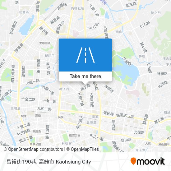 昌裕街190巷地圖