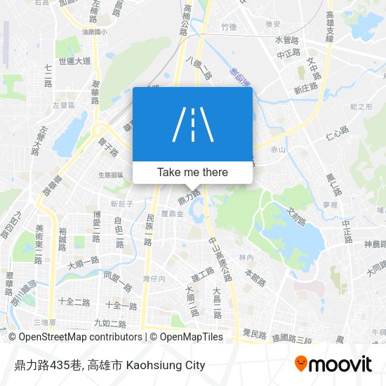 鼎力路435巷 map