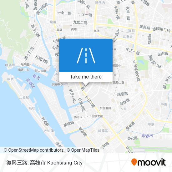 復興三路 map