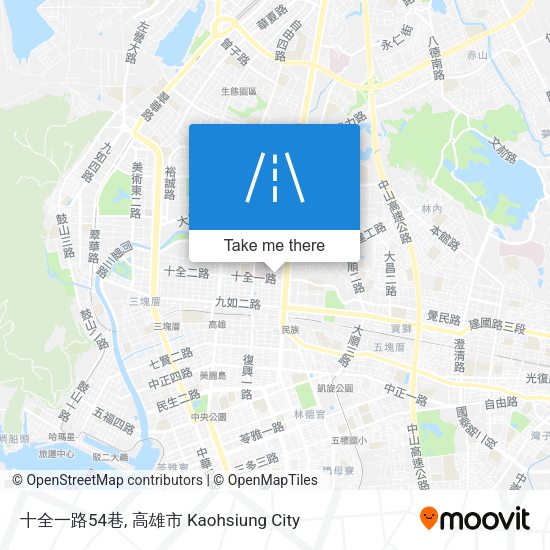 十全一路54巷地圖