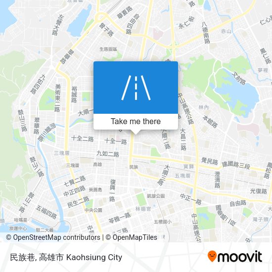民族巷 map