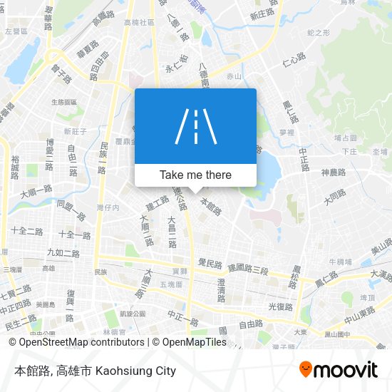 本館路 map