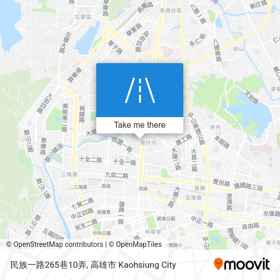 民族一路265巷10弄 map