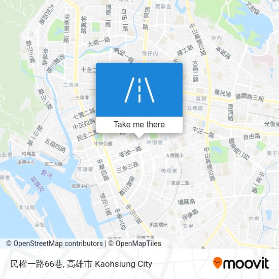 民權一路66巷 map