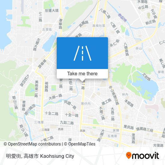 明愛街 map