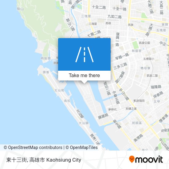 東十三街 map