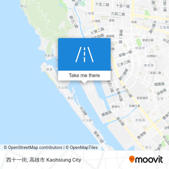 西十一街 map