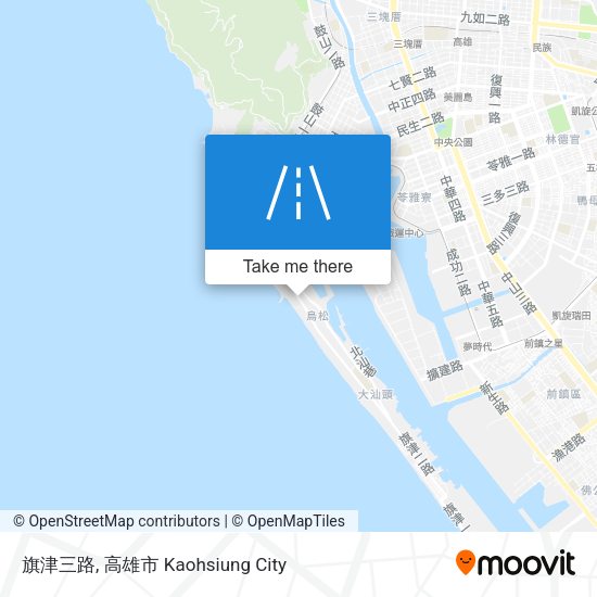 旗津三路地圖