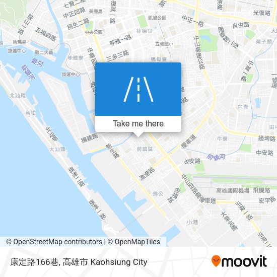 康定路166巷 map