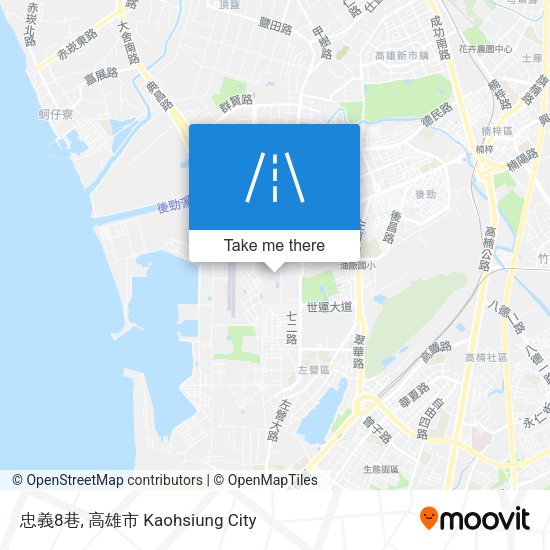 忠義8巷 map