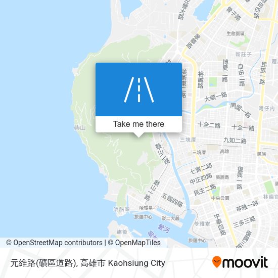 元維路(礦區道路) map