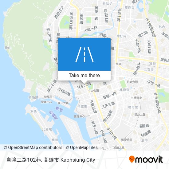 自強二路102巷 map
