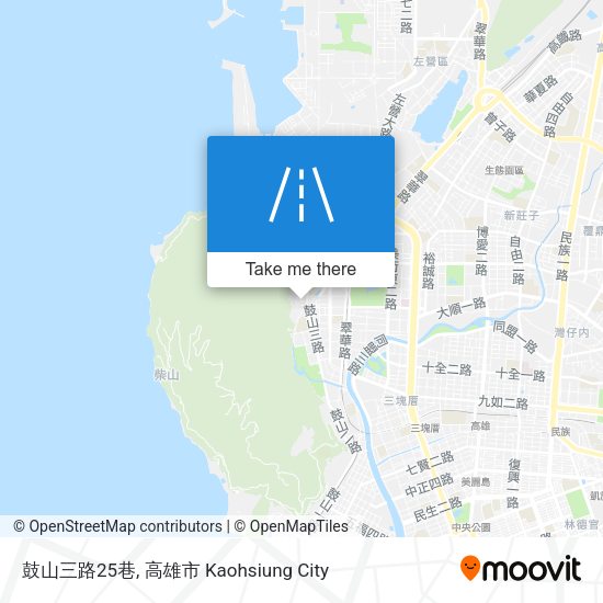 鼓山三路25巷 map