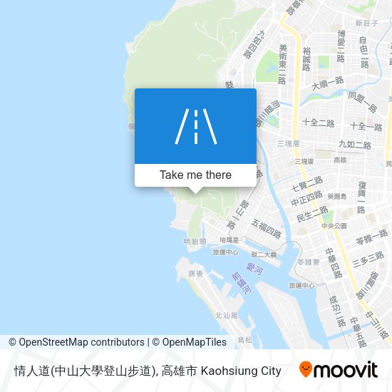 情人道(中山大學登山步道) map
