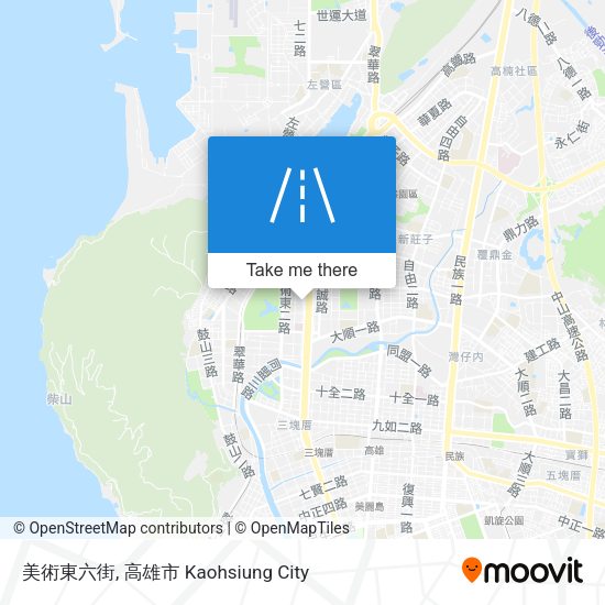 美術東六街地圖