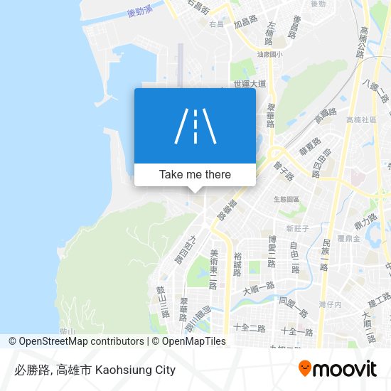 必勝路 map