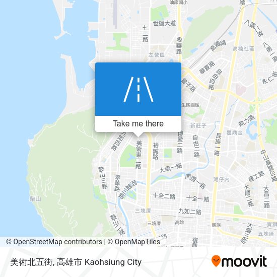 美術北五街地圖