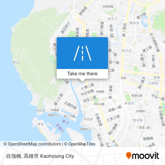自強橋 map