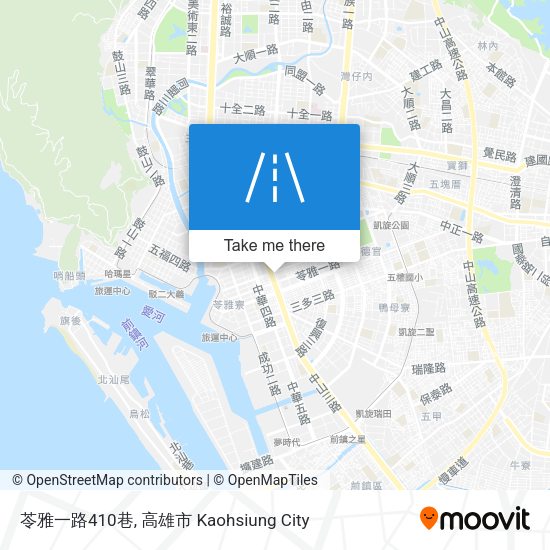 苓雅一路410巷 map